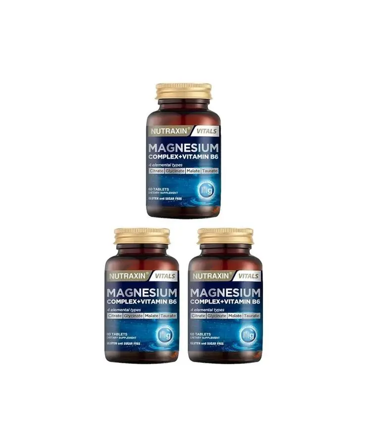 Nutraxin Magnezyum Complex 60 Tablet 3 Adet
