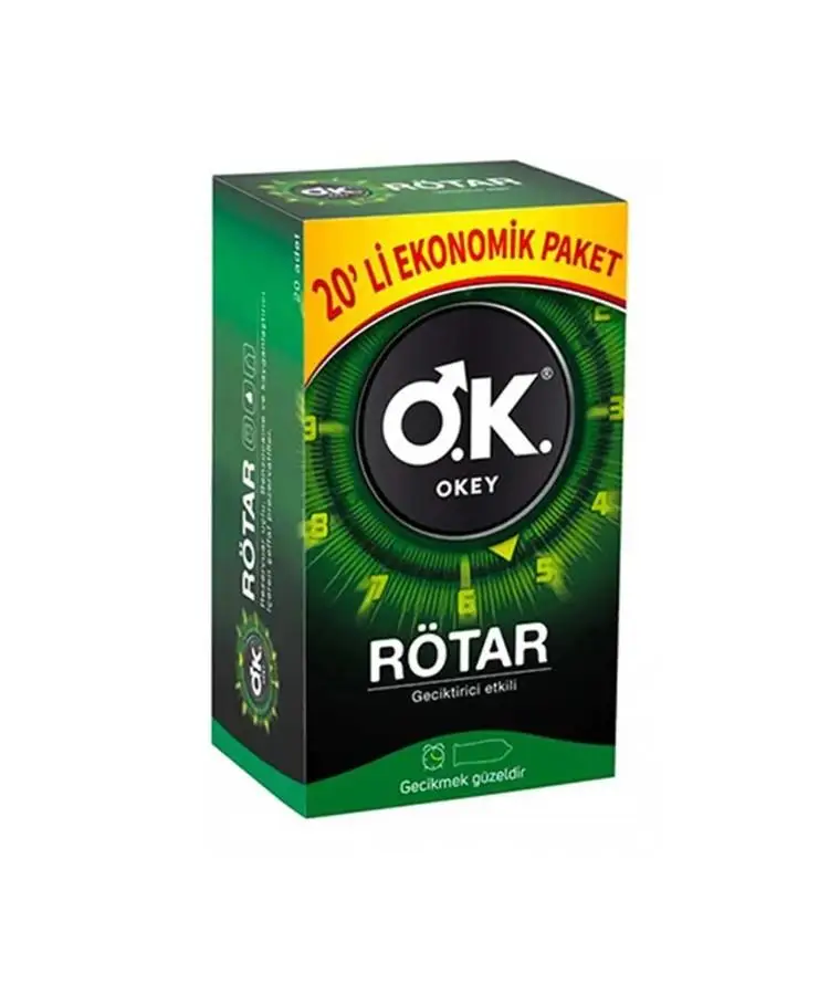 Okey Rötar Prezervatif 20'li
