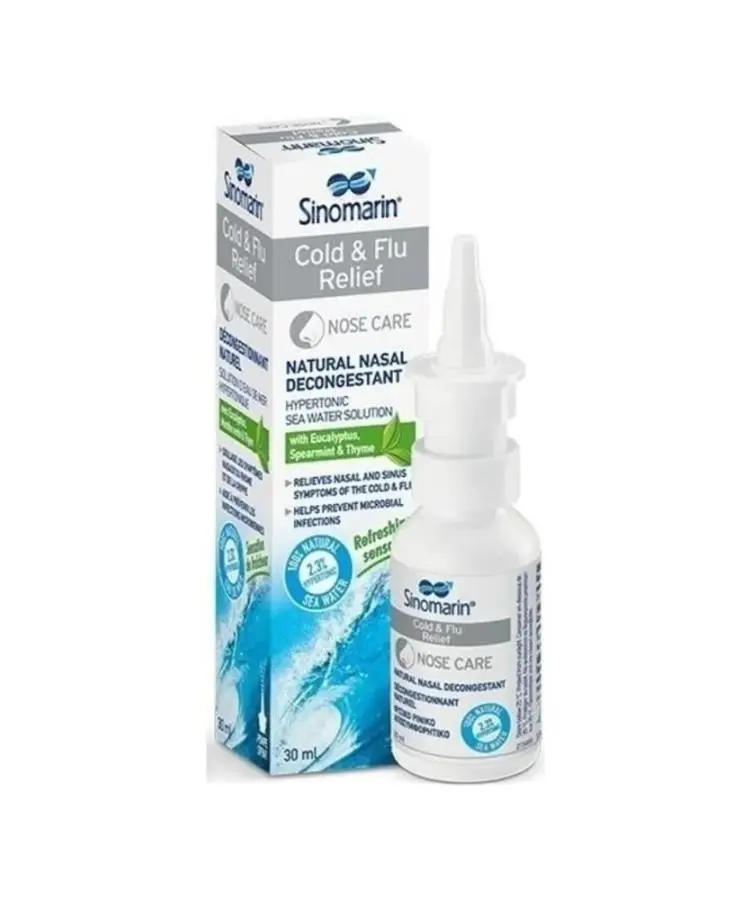 Sinomarin Cold & Flu Relief Burun Spreyi 30 ML