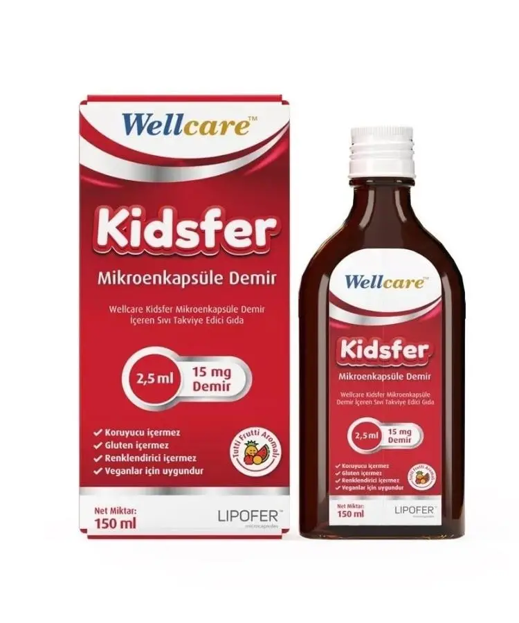 Wellcare Kidsfer Şurup 150 ml