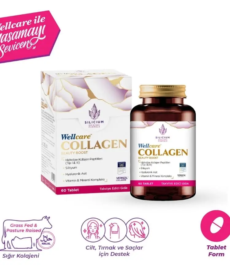 Wellcare Kolajen Cilt 1250 mg 60 Tablet